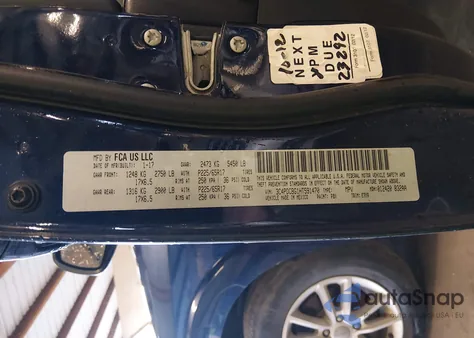 2017 Dodge Journey Sxt z USA, uszkodzony, nr VIN 3C4PDCBG1HT591470